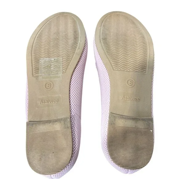 Ataiwee Womens Slip-On Flats Pink Comfort Size 8 - Picture 4 of 9